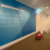 Rent Smoke Machine - Testing How Quickly Smoke Is Removed - IPC NSW